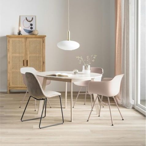 Brass Pendant Light with Opal Shade