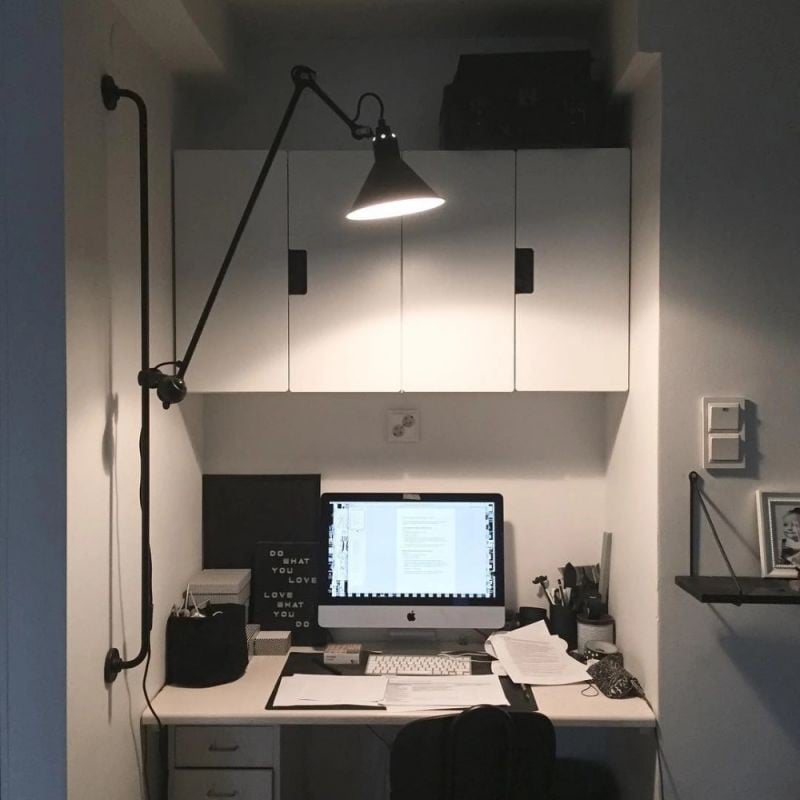 Lampe Gras Minimalist Wall Lamp Industrial Ceiling Light With Adjustable Arm