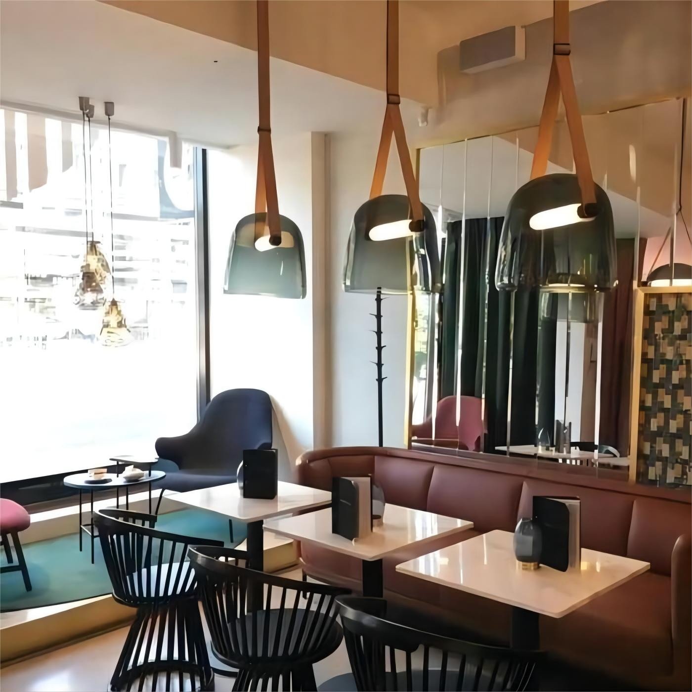 Mona glass pendant lamp