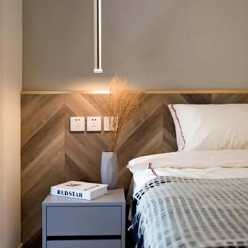 Tube Golden Pendant Lamp