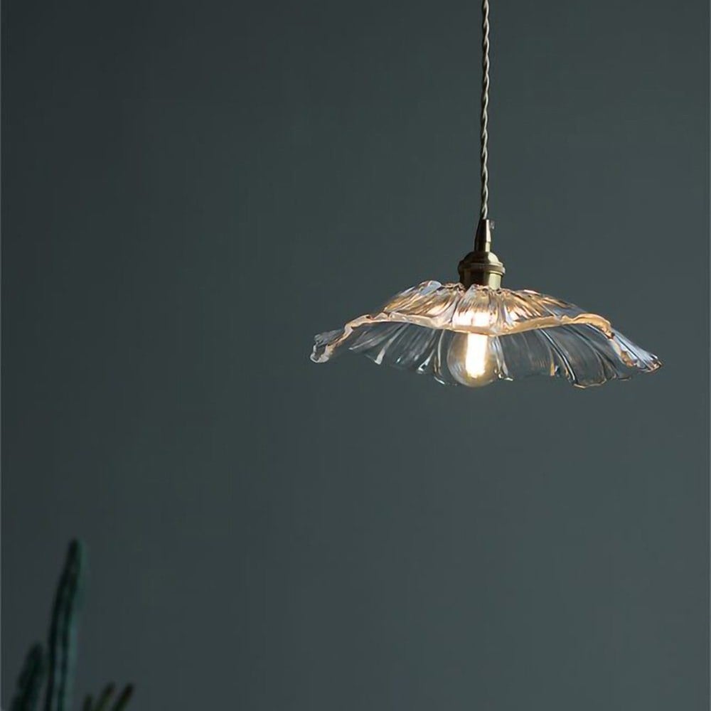 Lotus Glass Pendant Lamp