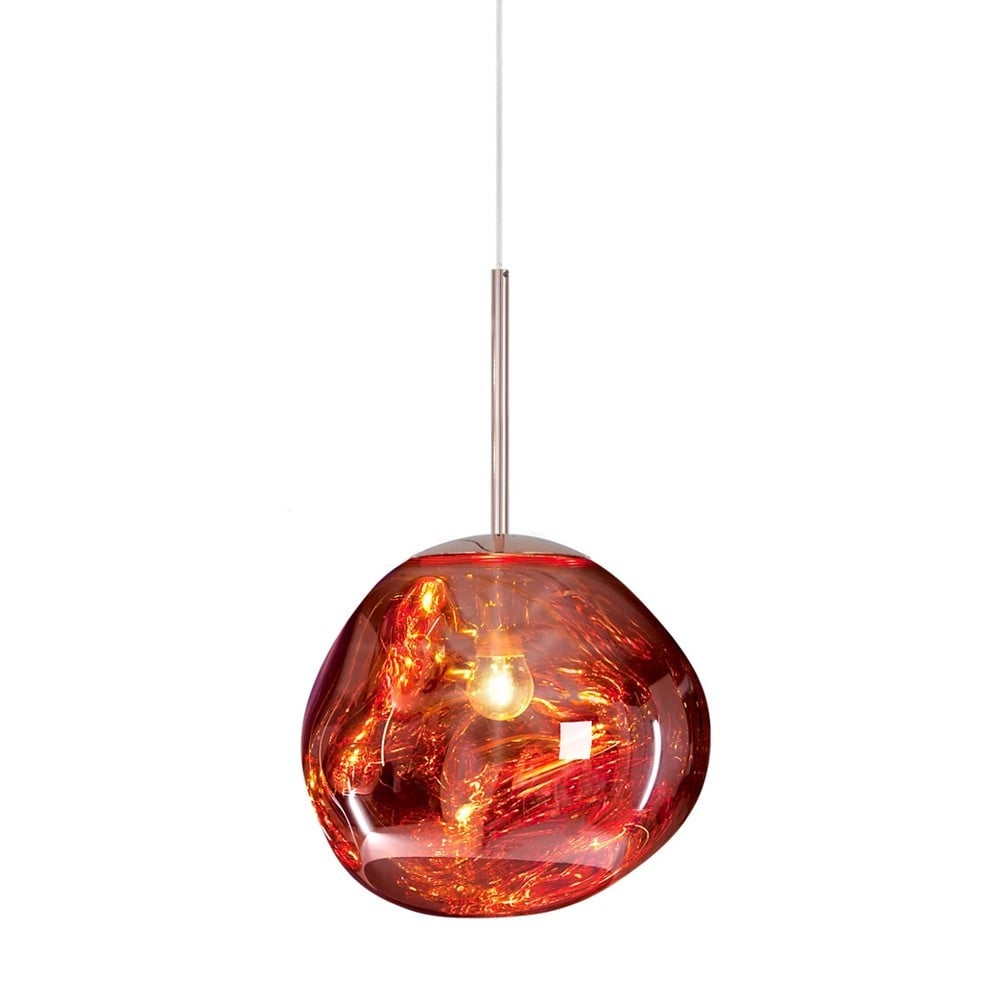 Novelty Vibrant Lava Glass Melt With Futuristic Sense Dining Room Pendant Lamp