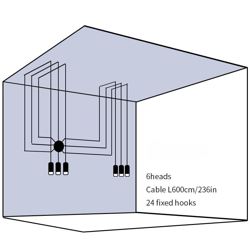 Wireflow Free Form Suspension Lamp