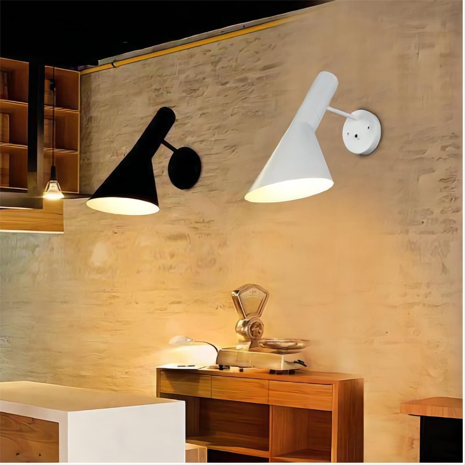 Classic Asymmetrical Metal Wall Lamp