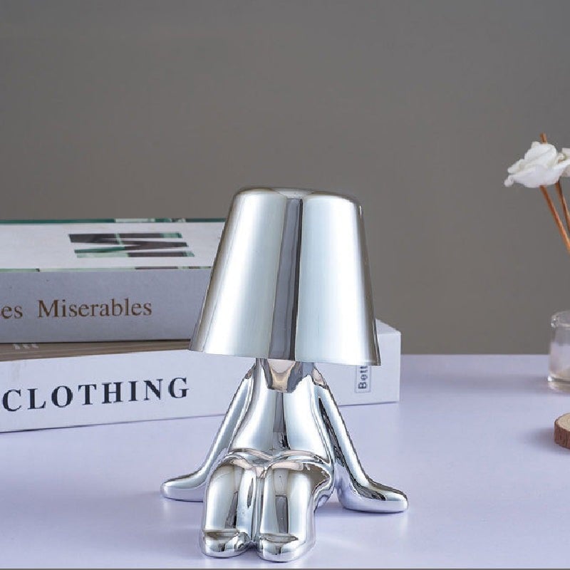 Golden Thinker LED Rechargeable Touch Night Lamp