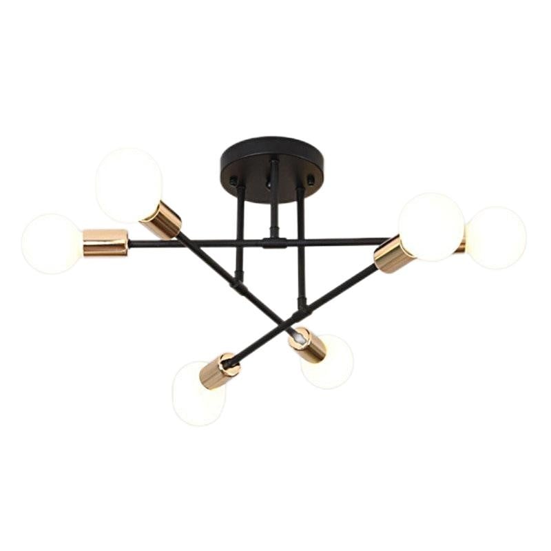 Smuxi 6/8 Head LED Industrial Iron Ceiling Light