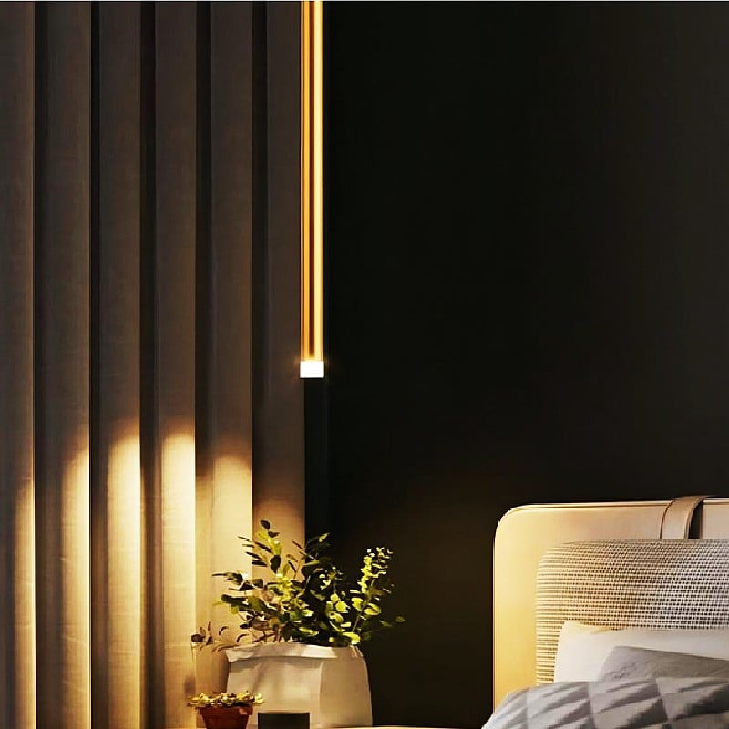 Tube Golden Pendant Lamp