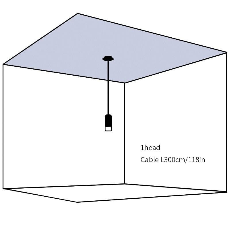 Wireflow Free Form Suspension Lamp