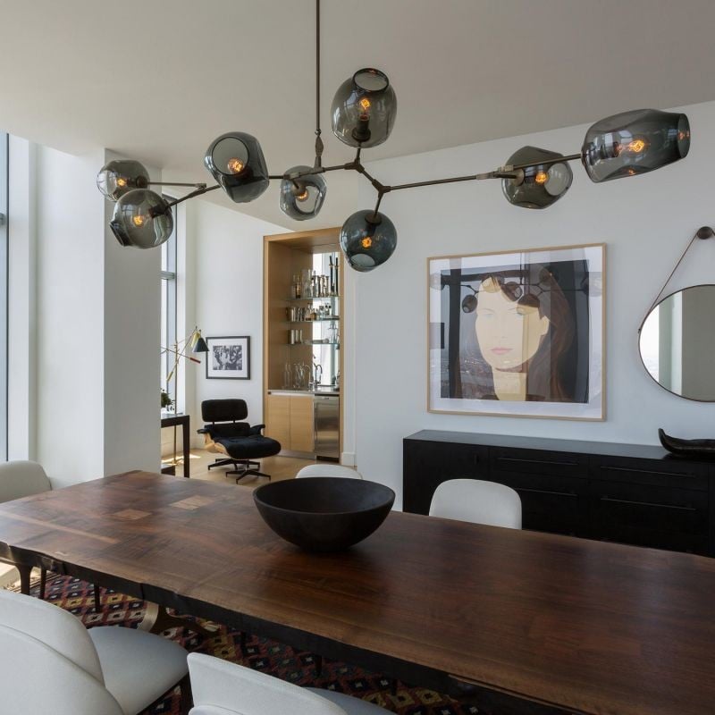 Branching Bubble Chandelier