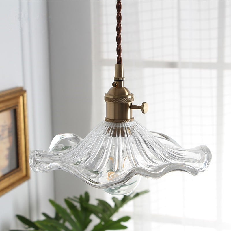 Lotus Glass Pendant Lamp
