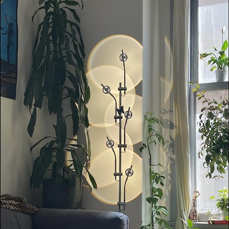 Traditional Wa Wa Flex Multi Heads Metal Floor Lamp Available In 3 Or 5 Heads For Bedroom
