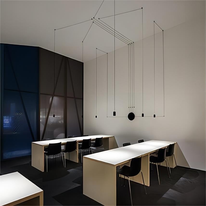 Wireflow Free Form Suspension Lamp