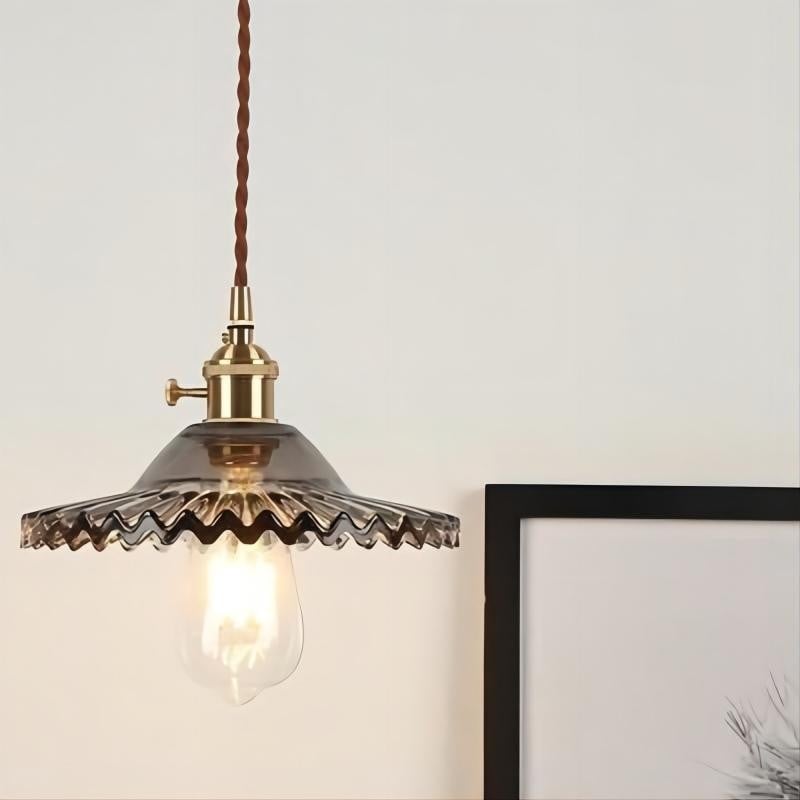 Exotic Vintage Glass Pendant Light
