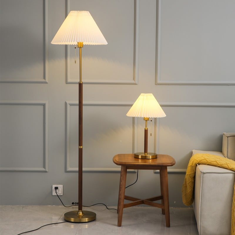 Decorative Pleated Shade Series Lamps