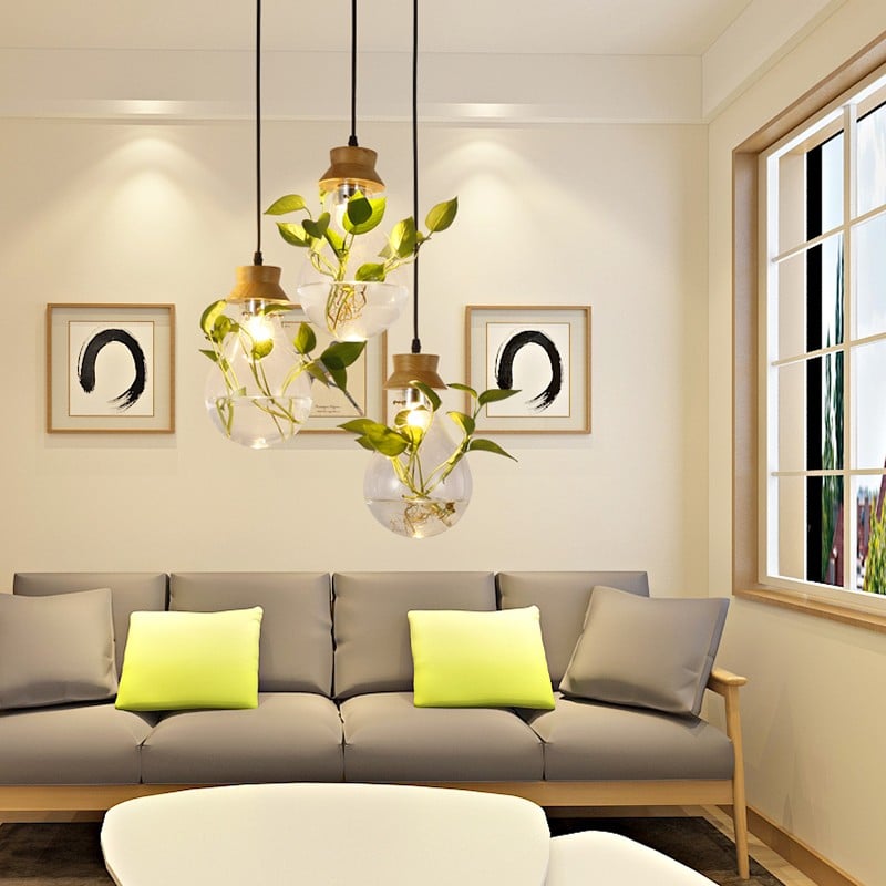 Hydroponic Plant Pendant Lamp