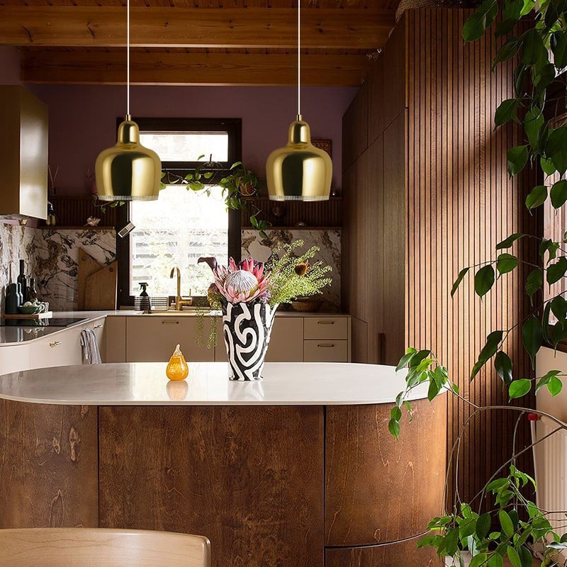 A330S Golden Bell Pendant Lamp