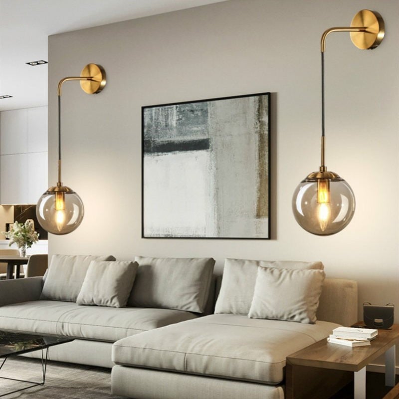 Nordic Glass Ball Wall Light