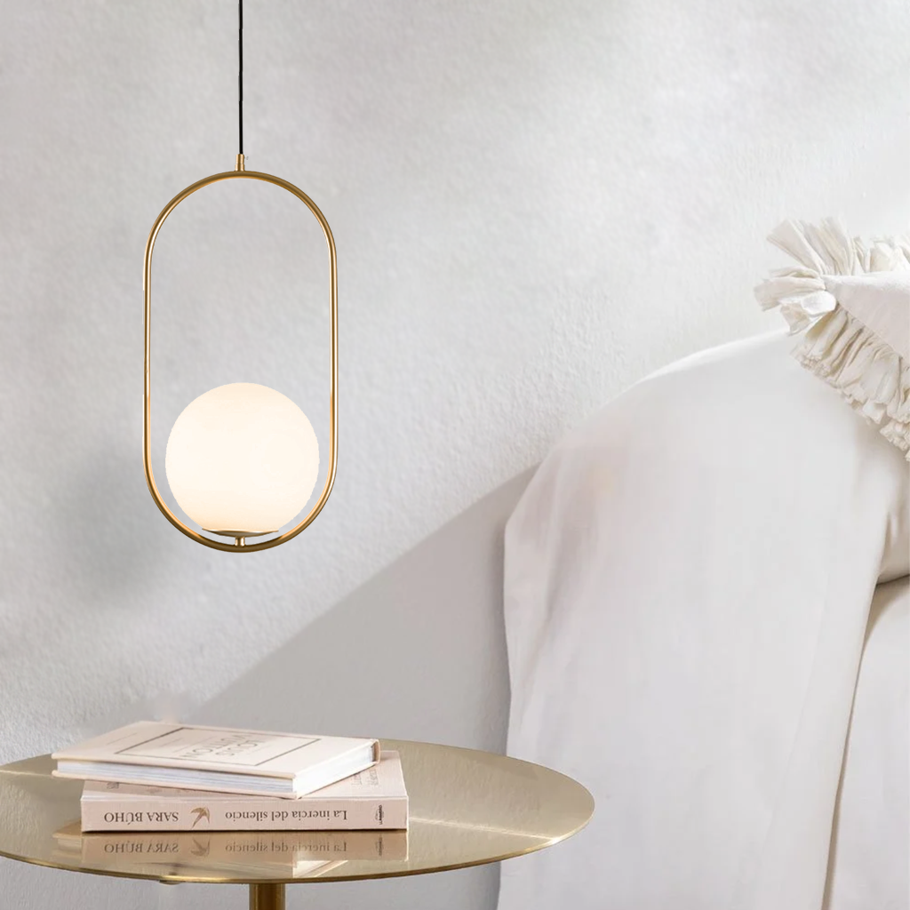 Phyllis Geometric Glass Pendant Light