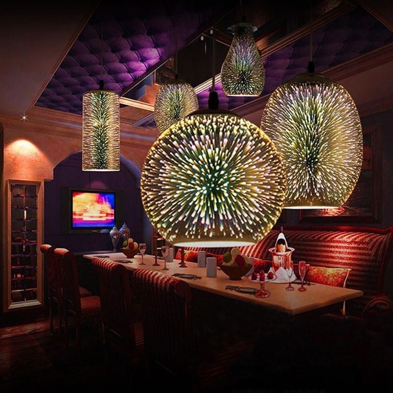 Modern 3D Colorful Nordic Pendant Lamp
