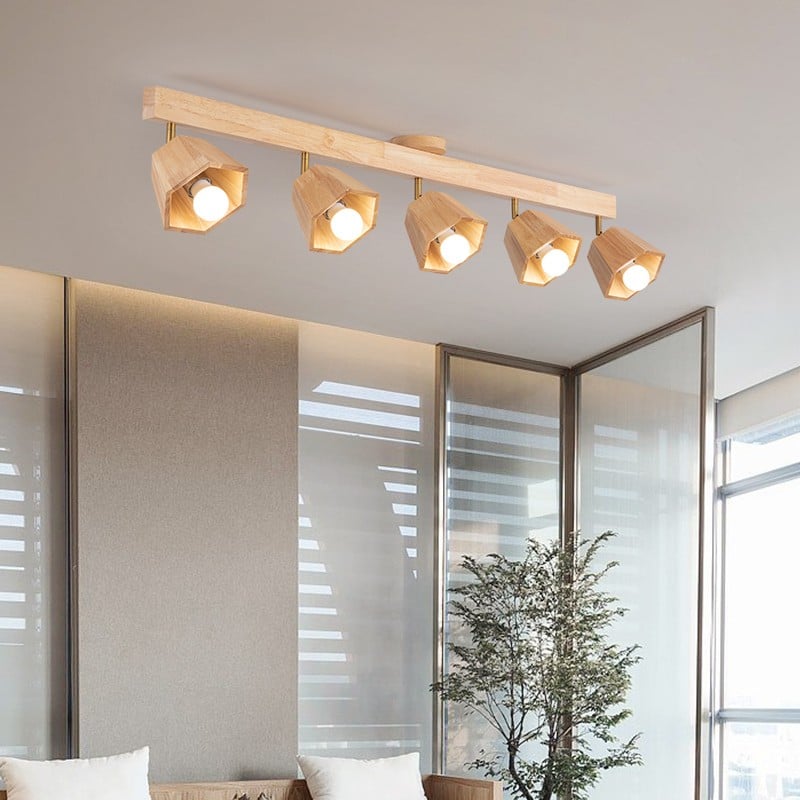 Hexagon Wooden Spotlight