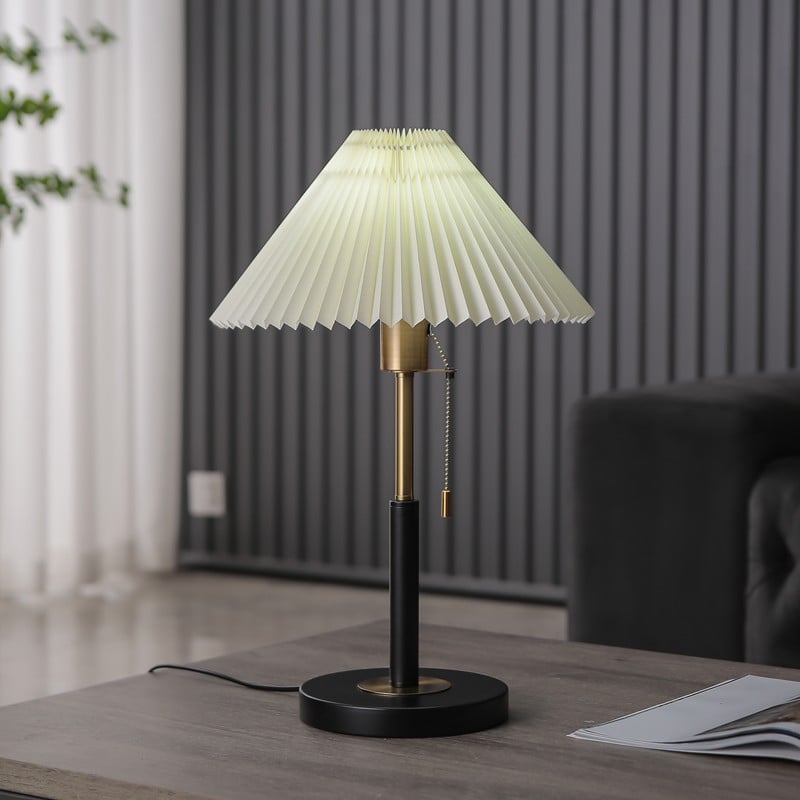 Decorative Pleated Shade Series Lamps