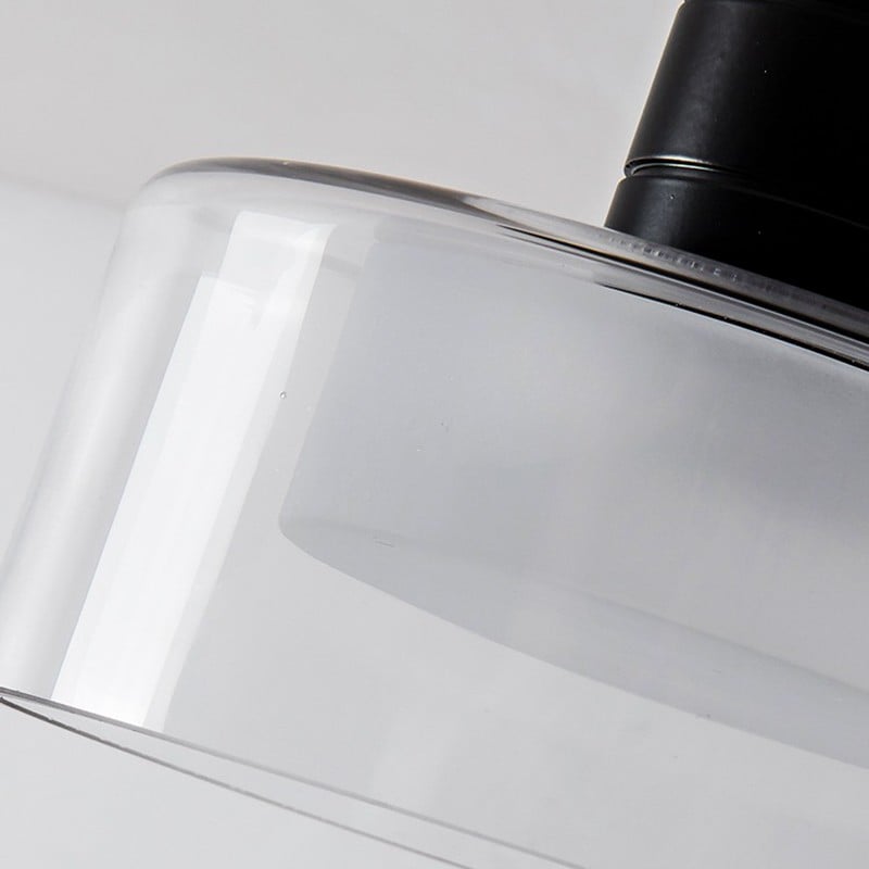 Alessia Nordic Glass Flush Mount Light