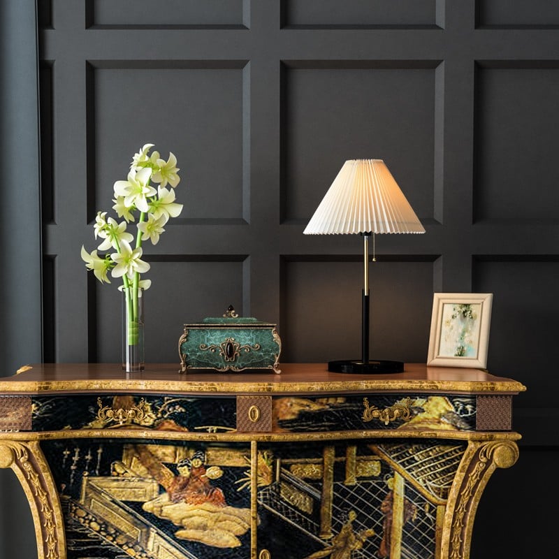 Decorative Pleated Shade Series Lamps