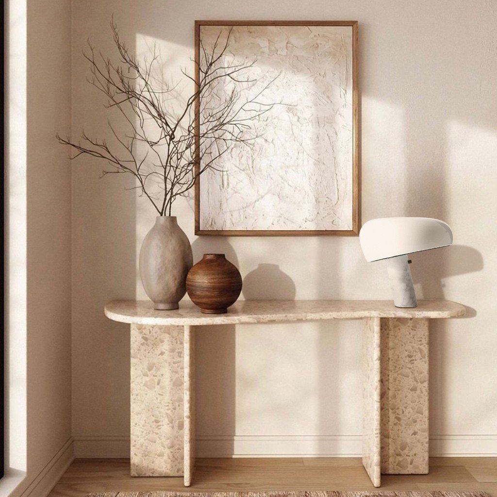 Pace Scandinavian Marble Table Lamp