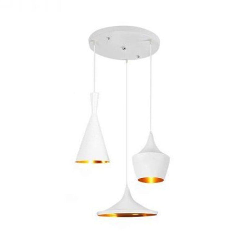 Classic Punk Beat Aluminum handmade Pendant Light With Various Shapes For Restaurant