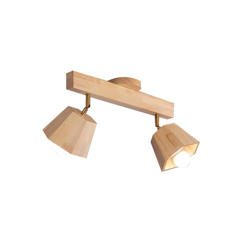Hexagon Wooden Spotlight