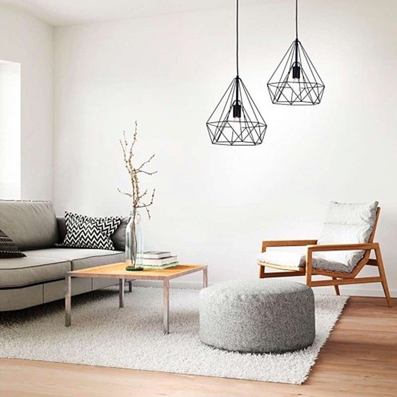 Metal Wire Pendant Lamp