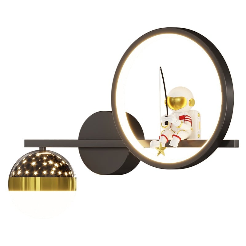 Geometric LED Astronaut Wall Lamp