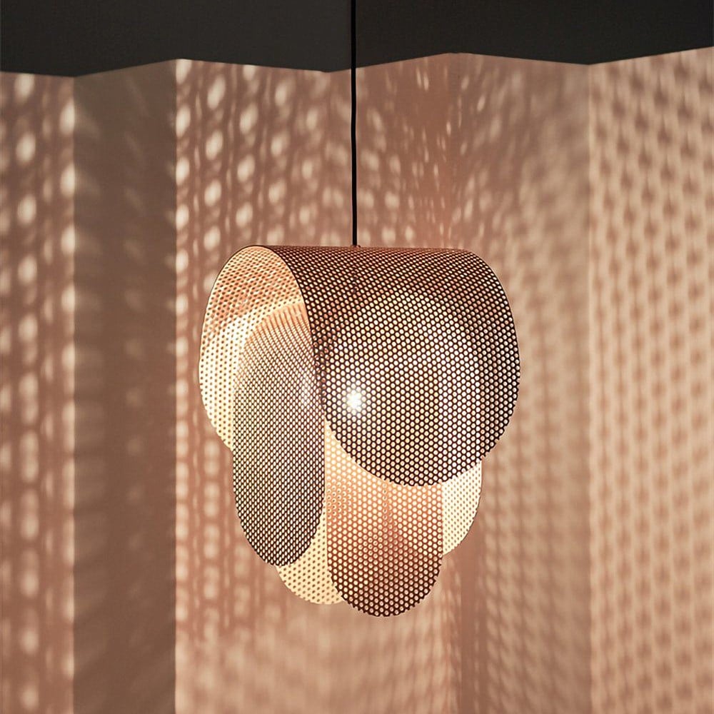 Perforated Metal Pendant Light