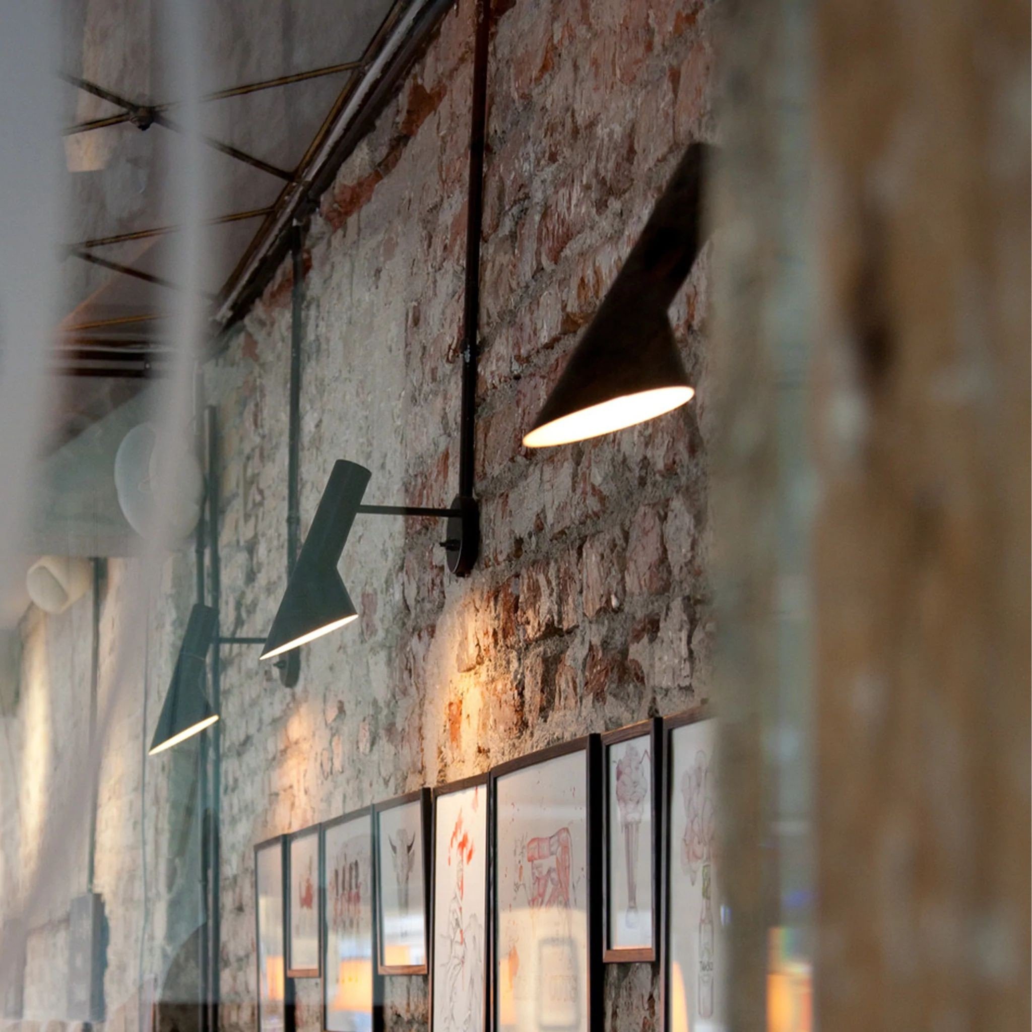 Classic Asymmetrical Metal Wall Lamp
