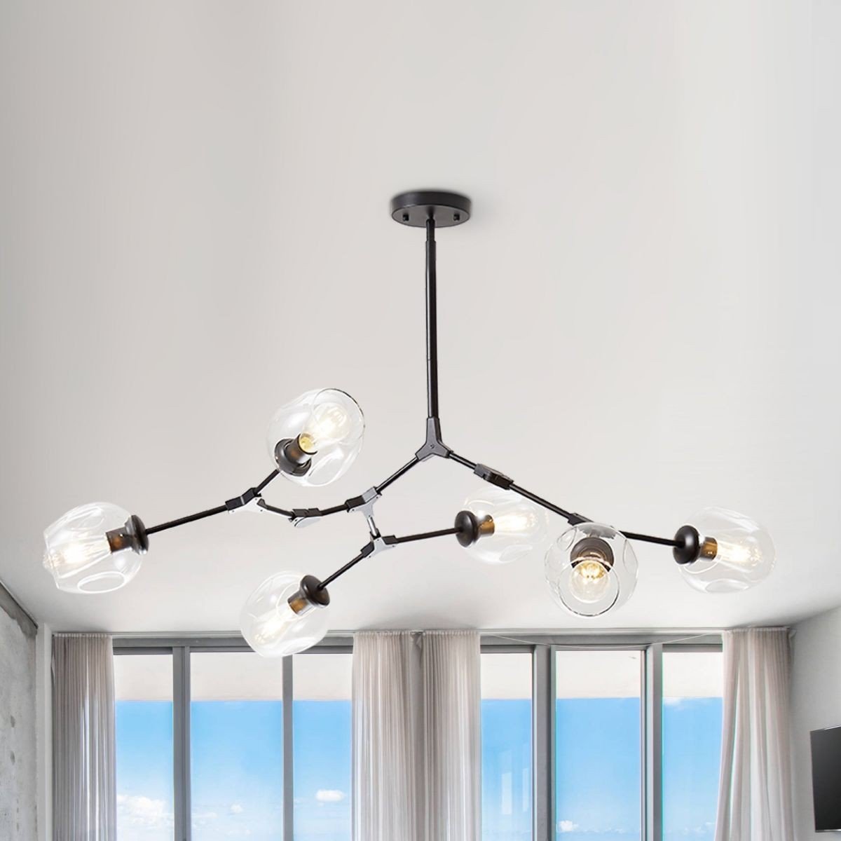 Branching Bubble Chandelier