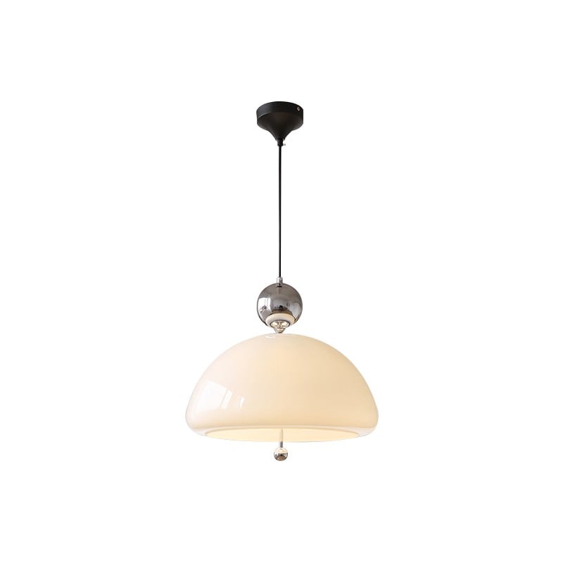 White Jade Glass Restaurant Lamp