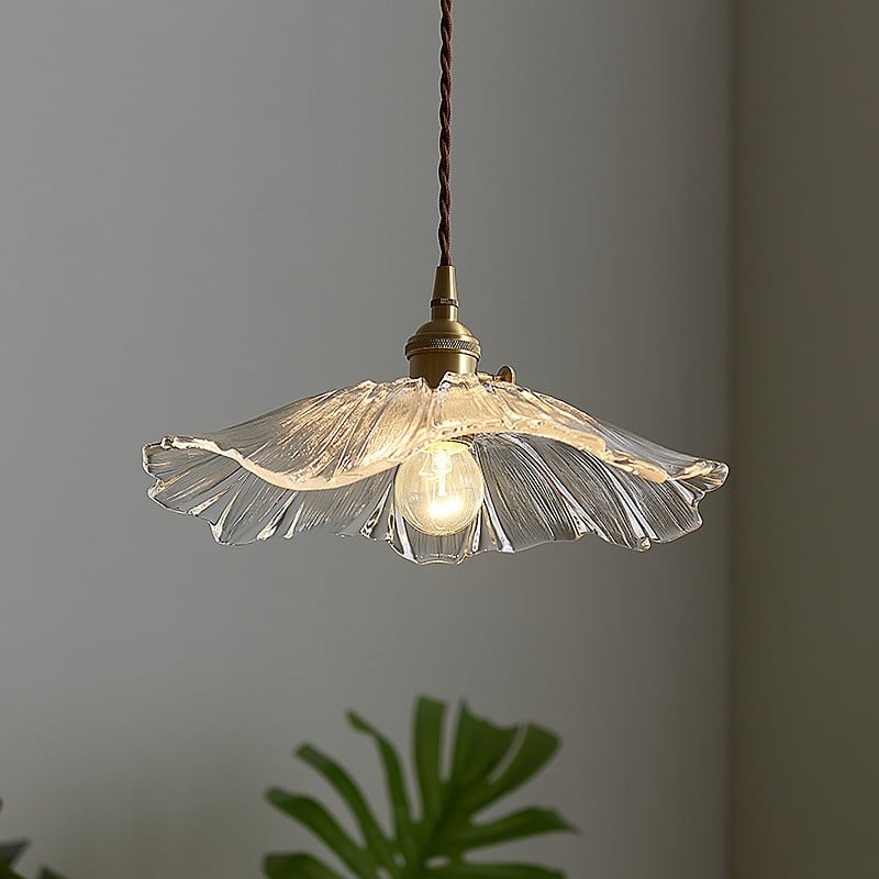 Lotus Glass Pendant Lamp