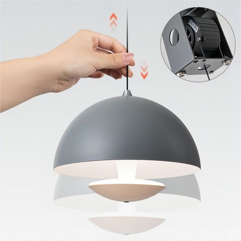 Inductive Adjustable Flower Bud Pendant Lamp