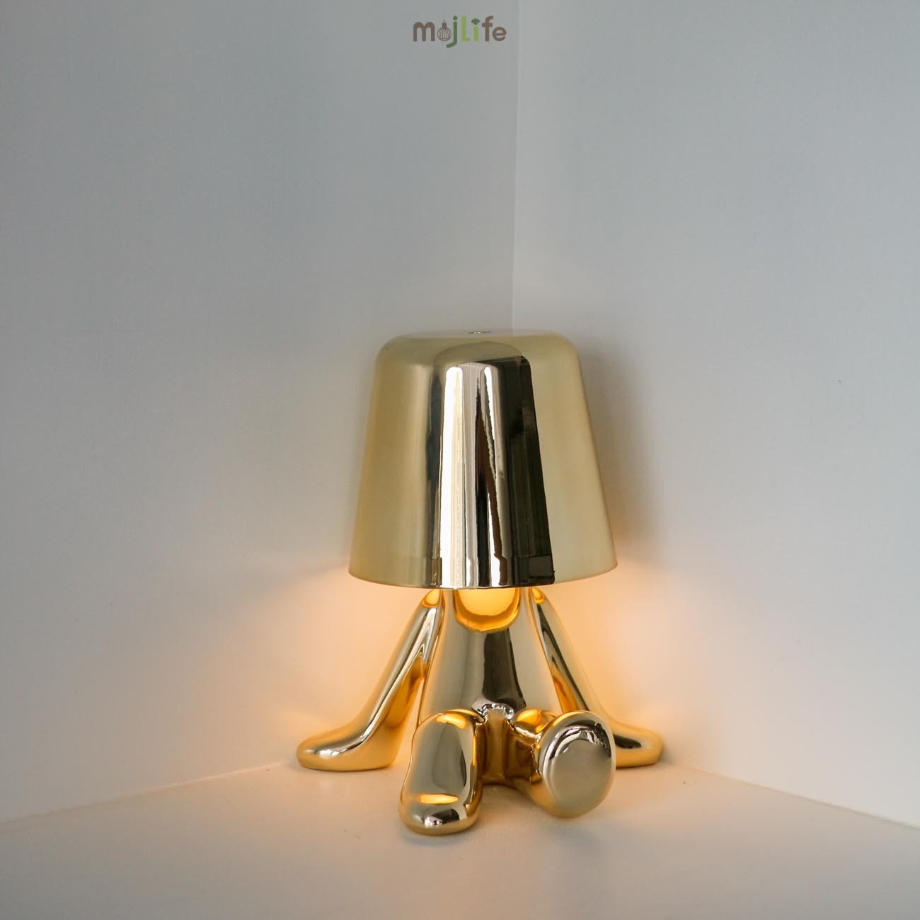 Golden Thinker LED Rechargeable Touch Night Lamp