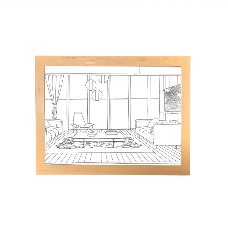 Korean Art Painting Wall Lamp