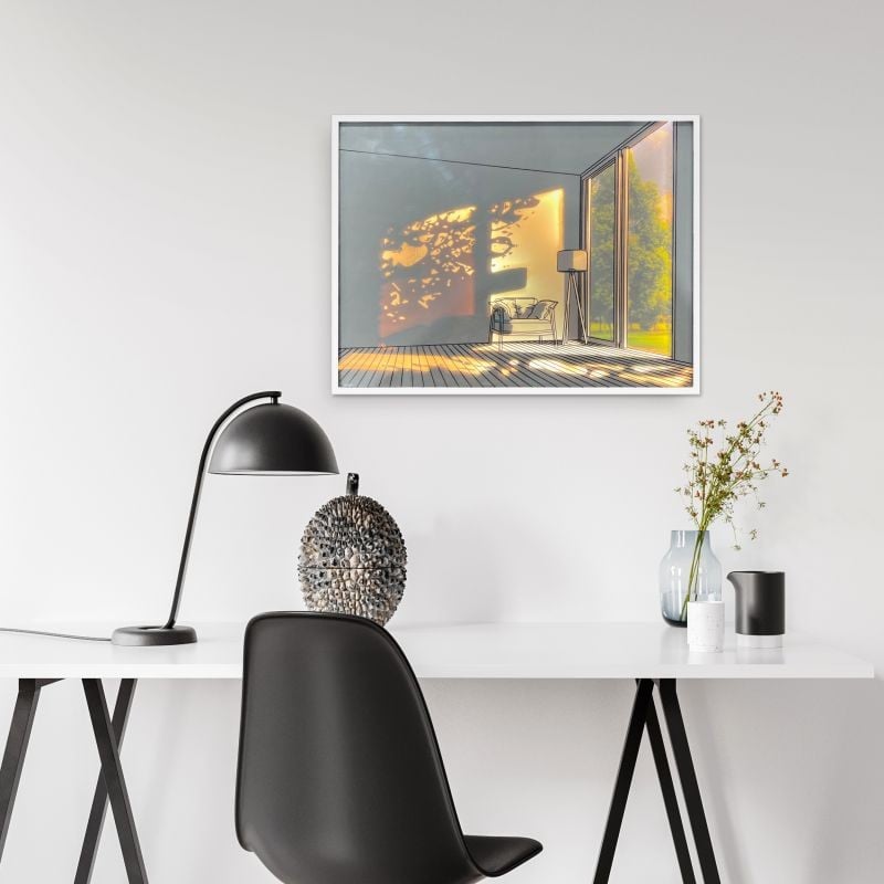 Korean Art Painting Wall Lamp