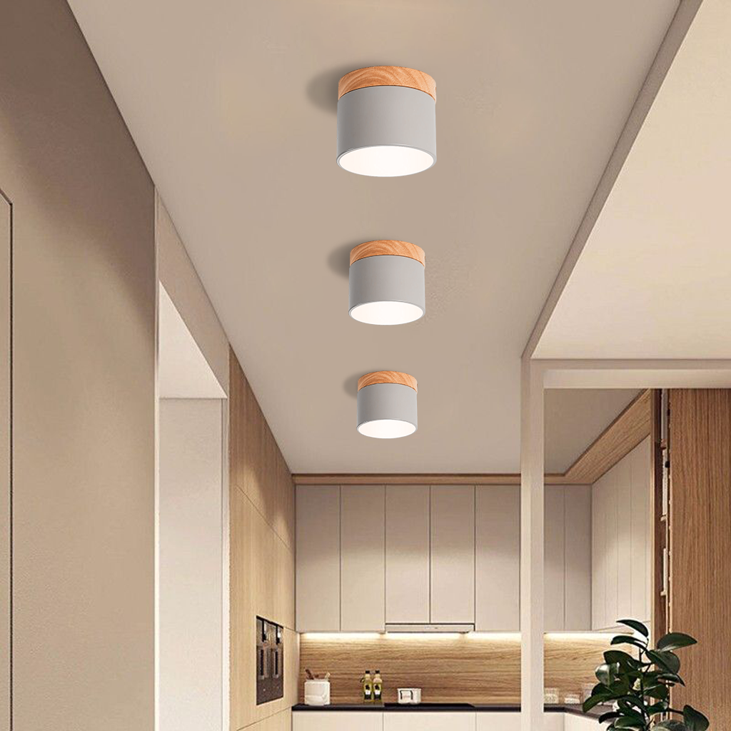 Gupton Cylindrical LED Ceiling Light
