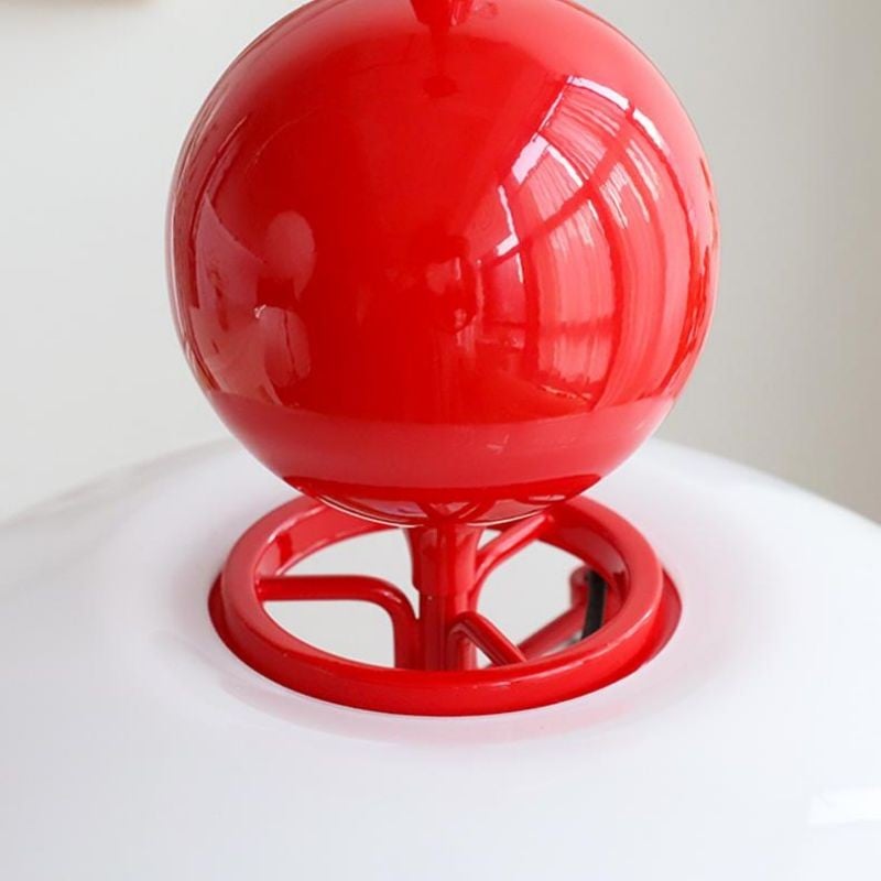 White Jade Glass Restaurant Lamp