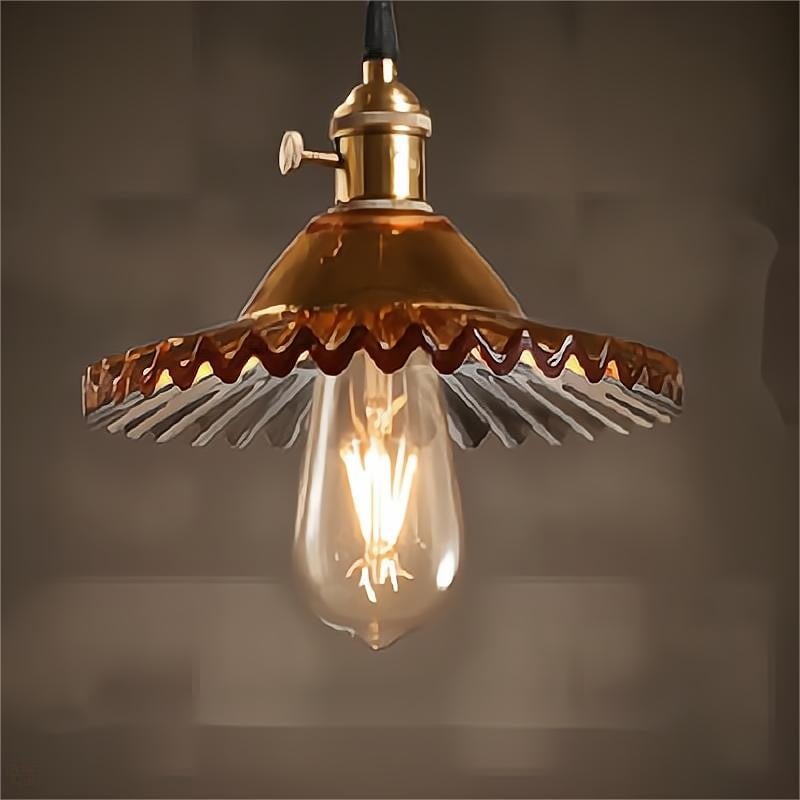 Exotic Vintage Glass Pendant Light