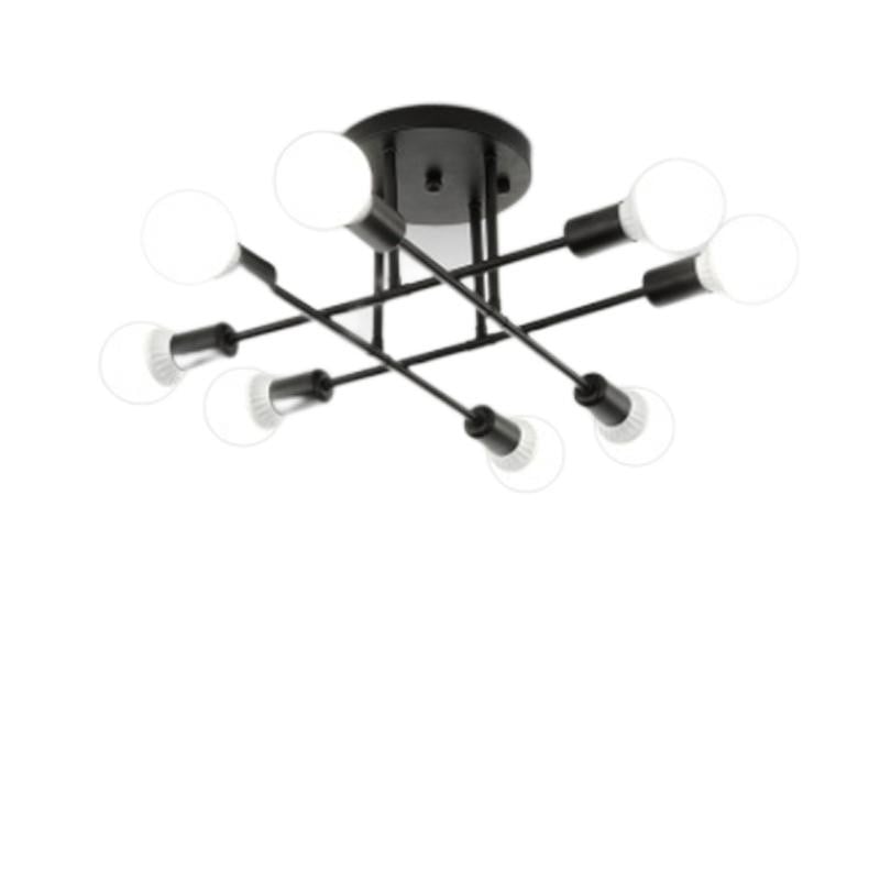 Smuxi 6/8 Head LED Industrial Iron Ceiling Light