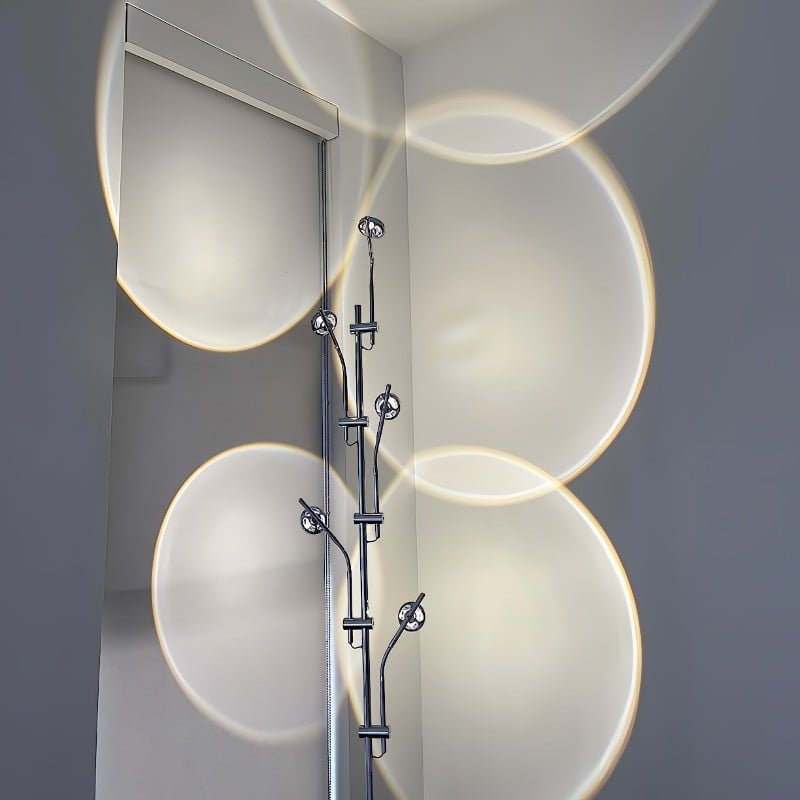 Traditional Wa Wa Flex Multi Heads Metal Floor Lamp Available In 3 Or 5 Heads For Bedroom