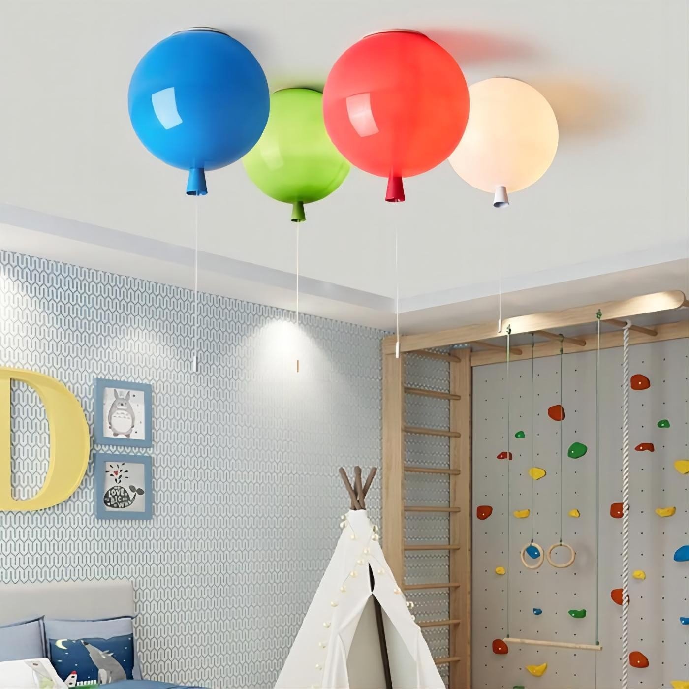 Playful Whimsical Memory Ceiling Fun Light Fixture Childhood For Kids Room
