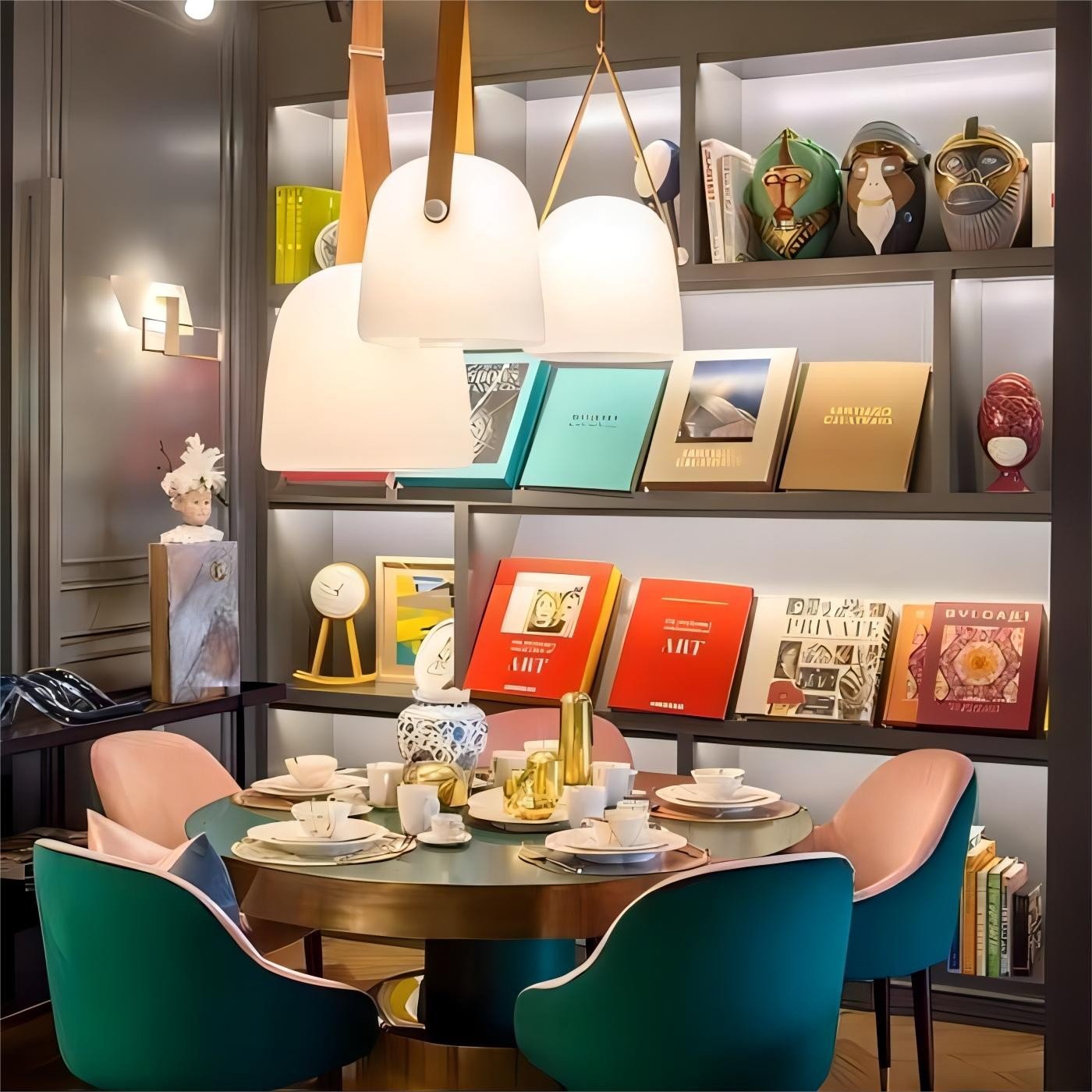 Mona glass pendant lamp