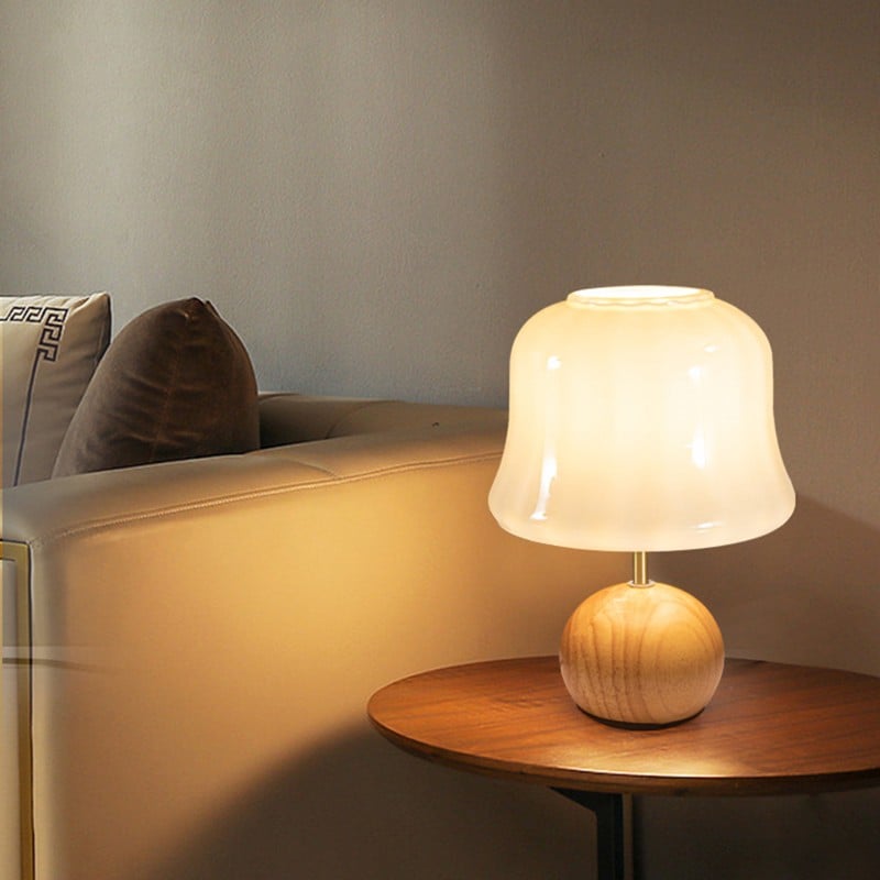 Jello Glass Mushroom Lamp