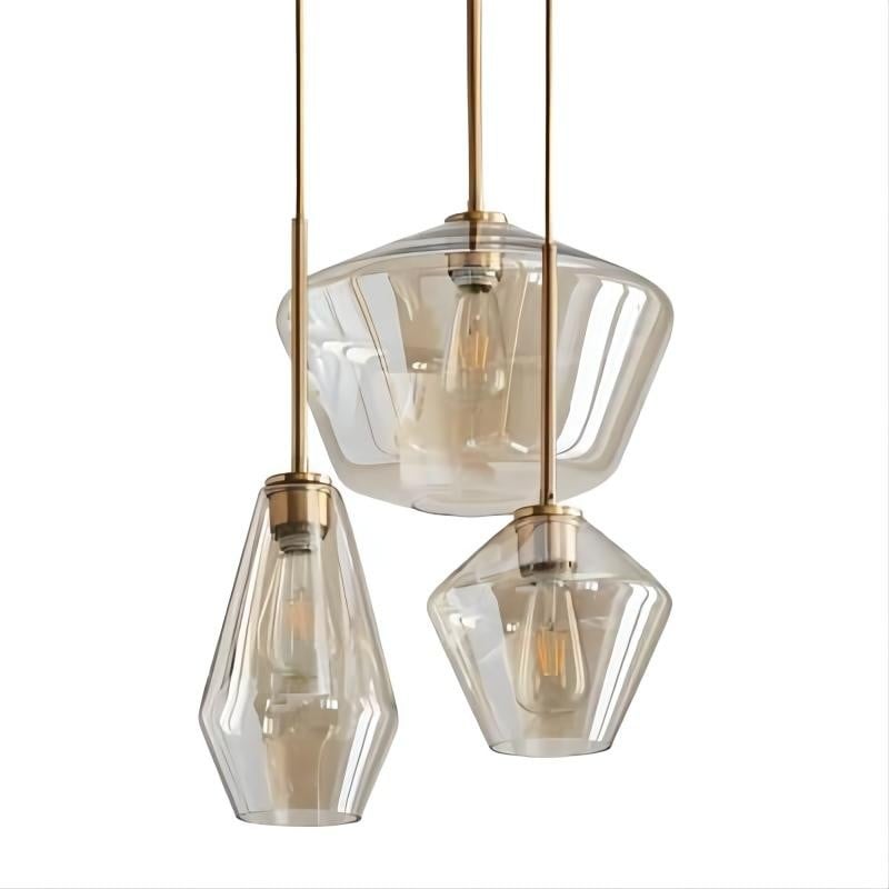 Geometric Glass Pendant Light